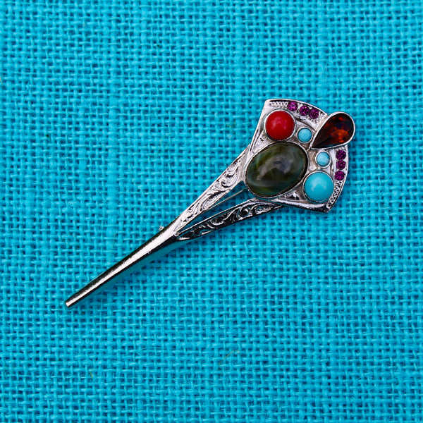 Scottish Style Kilt Pin Brooch