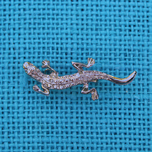 Gothic Trio of Lizard Brooches
