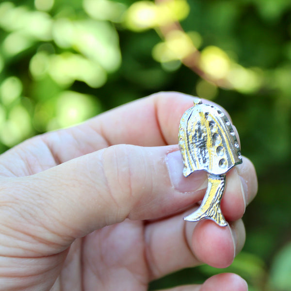 Mushroom and Toadstool Brooches