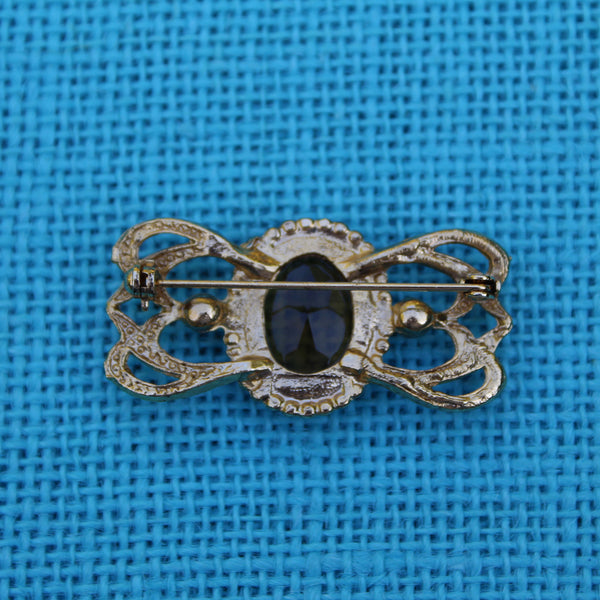 Regency Faceted Topaz Brooch