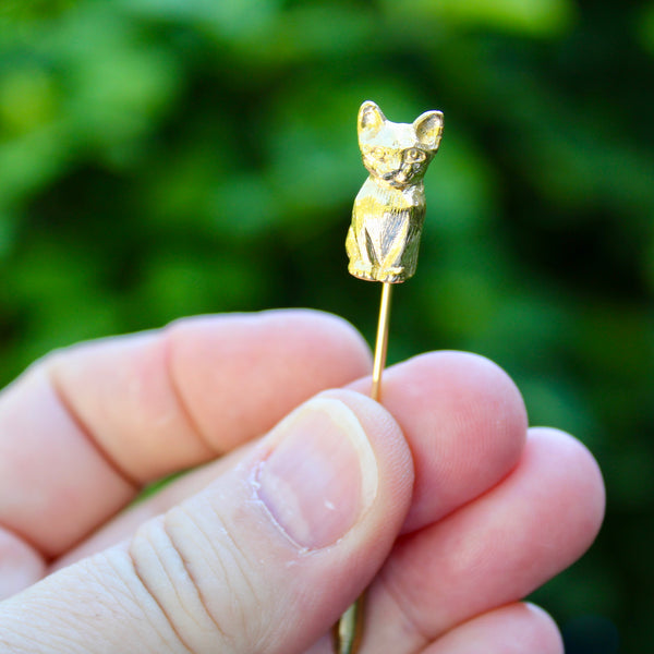Tiny Kitten Stick Pin