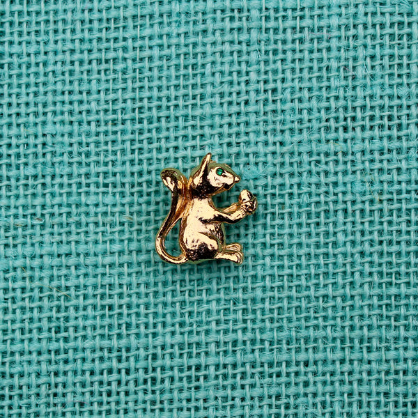 Tiny Squirrel Brooch