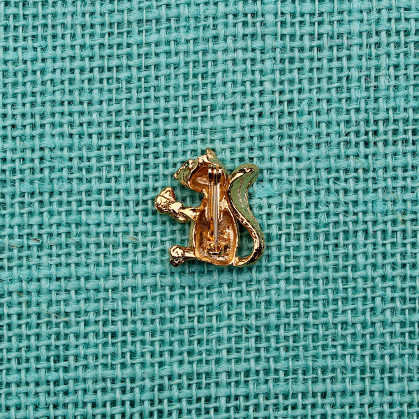 Tiny Squirrel Brooch