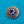 Load image into Gallery viewer, Single Purple Disc Brooch
